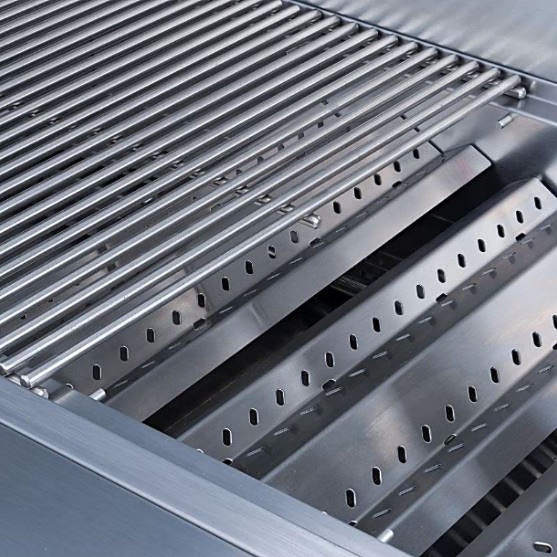 Jupiter full coverage 443 stainless steel flame tamers under cooking grates