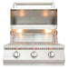 Kokomo Grills Elite 26 Inch 3 Burner Built In Gas Grill | Interior Lighting