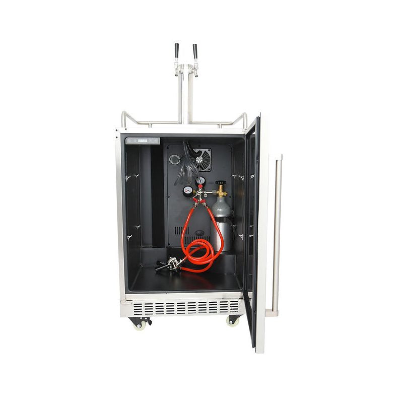 Kokomo Professional Luxury Outdoor Kitchen Kegerator | CO2 Tap System Included