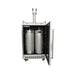 Kokomo Professional Luxury Outdoor Kitchen Kegerator | Fits 2 Quarter Kegs