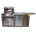 Kokomo Grills St. John 7 Ft 6 In BBQ Island with High Bar & Lights