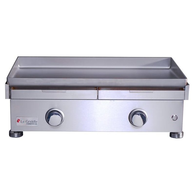 Le Griddle Commercial Series 75 OML75C6 Front Quarter View 6mm Commercial Cooking Plate