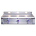 Le Griddle Pro Series 105 Blue LED Knobs OFF Position Front View — OML105P3