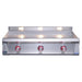 Le Griddle Pro Series 105 Red LED Knobs ON Position Front View — OML105P3