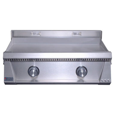 Le Griddle Pro Series 75 OML75P3 30-Inch Built-In Gas Griddle Front View Stainless Steel