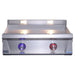 Le Griddle Pro Series 75 Dual LED Knobs Front View — OML75P3