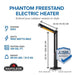 Napoleon Phantom Electric Patio Heater | Dimensions