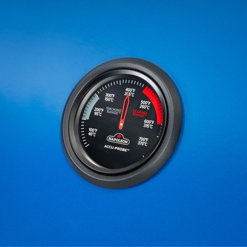 Napoleon Prestige Phantom 500 Temperature Gauge Close-Up Detail