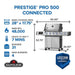 Napoleon Prestige PRO 500 Rotisserie Kit in Use with Rear Infrared Burner