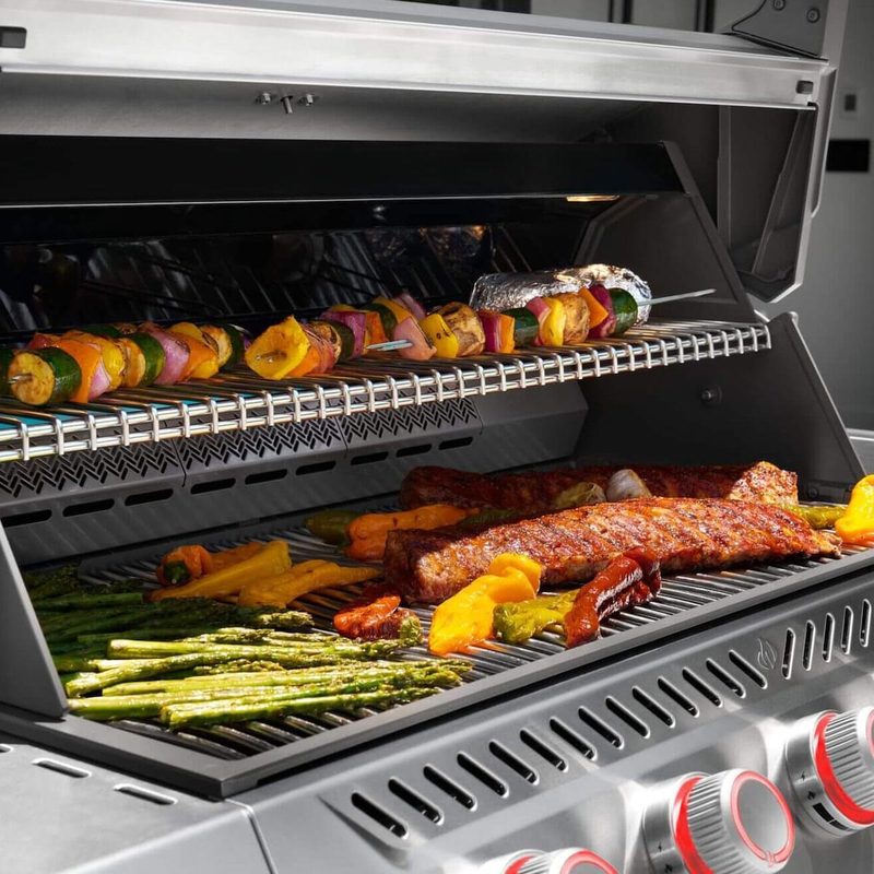 Napoleon Prestige PRO 665 Elite Gas Grill Grilling Food Lifestyle
