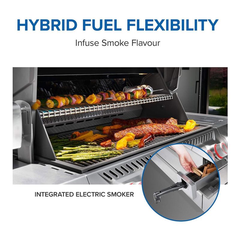 Napoleon Prestige PRO 665 Elite Built-In Electric Smoker Box Feature