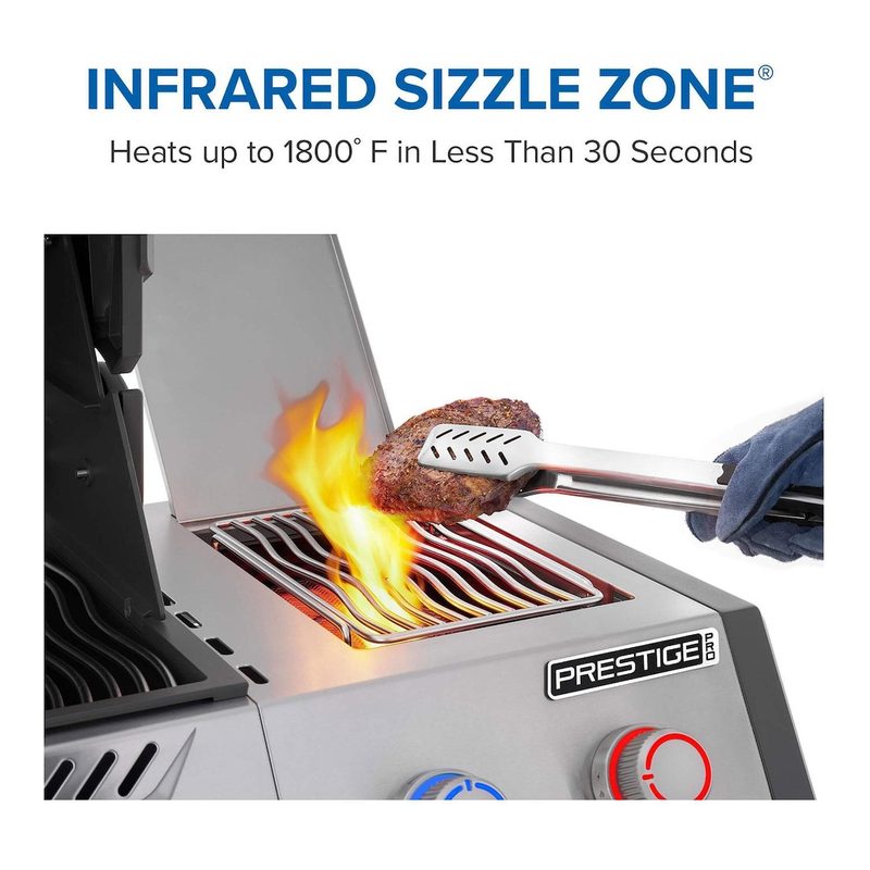 Napoleon Prestige PRO 665 Elite Infrared SIZZLE ZONE Side Sear Burner