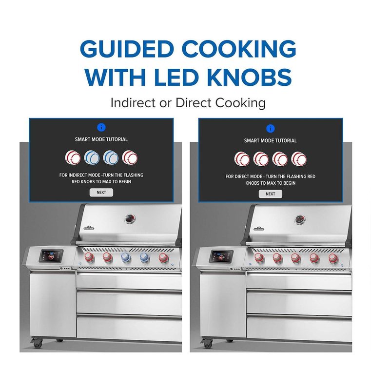 Napoleon Prestige PRO 665 Elite Smart Mode Dual LED Control Knobs