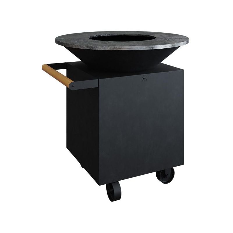 OFYR Classic Black 100 PRO Wood-Fired Plancha Grill