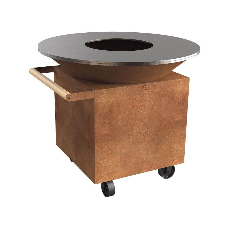 OFYR Classic Corten 120 PRO+ Wood-Fired Plancha Grill