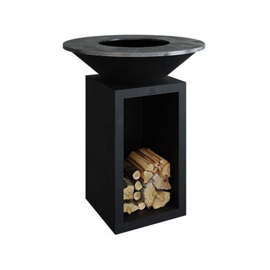 OFYR Classic Storage Black 85 Wood-Fired Plancha Grill