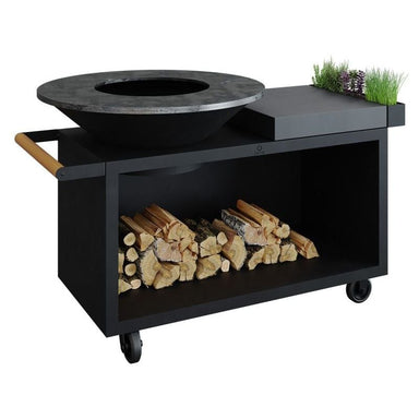 OFYR Island Black 100 PRO Ceramic Dark Grey Outdoor Kitchen