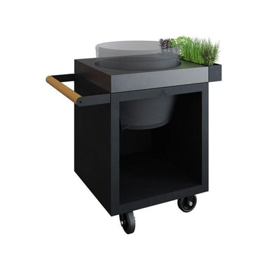 OFYR Kamado Table Black 65 PRO Concrete - Big Green Egg