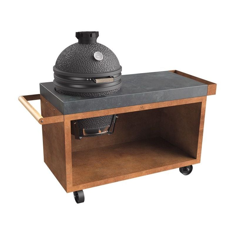 OFYR Kamado Table Corten 135 PRO Concrete - The Bastard