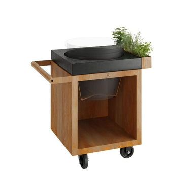 OFYR Kamado Table Corten 65 PRO Concrete - The Bastard - Image 2