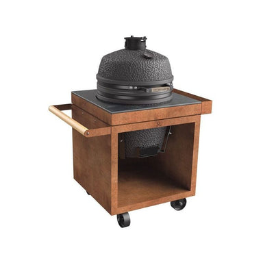 OFYR Kamado Table Corten 75 PRO+ Ceramic Dark Grey