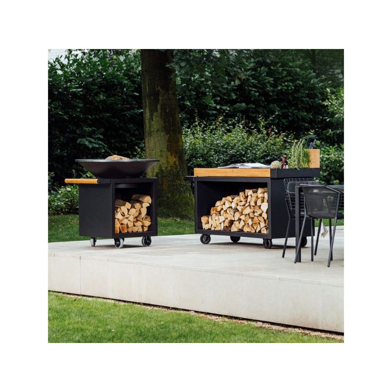 OFYR Mise en Place Table Black 135 PRO Teak Wood - Image 6