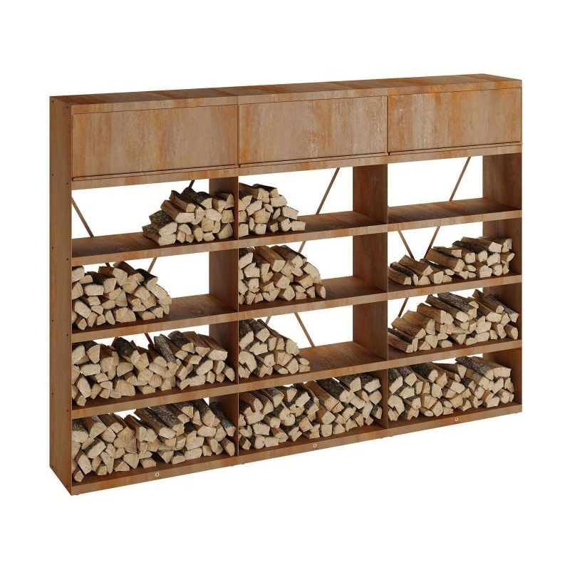 OFYR Wood Storage Corten 300