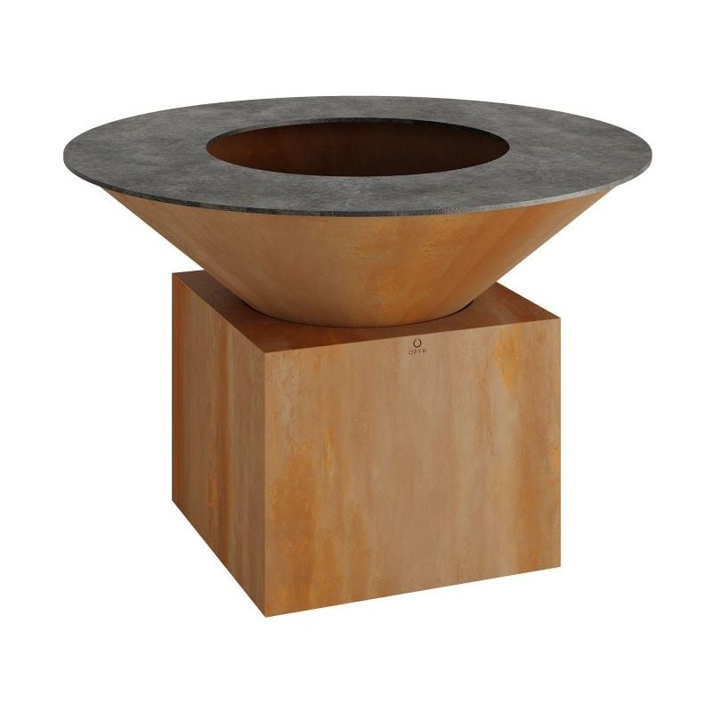OFYR XL Corten 150 Wood-Fired Plancha Grill