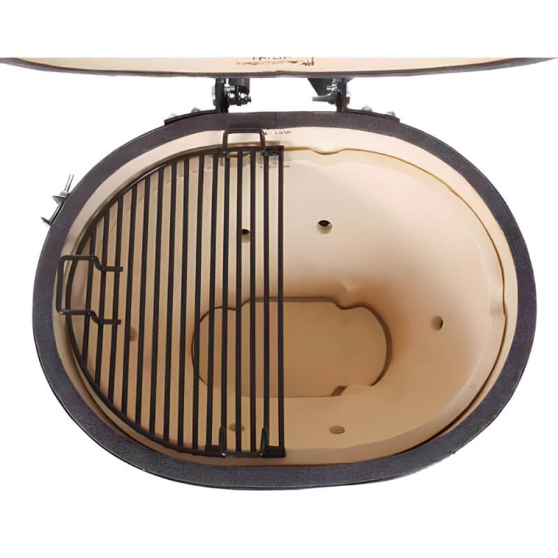 Primo Oval XL 400 Ceramic Kamado Grill | Firebox Construction