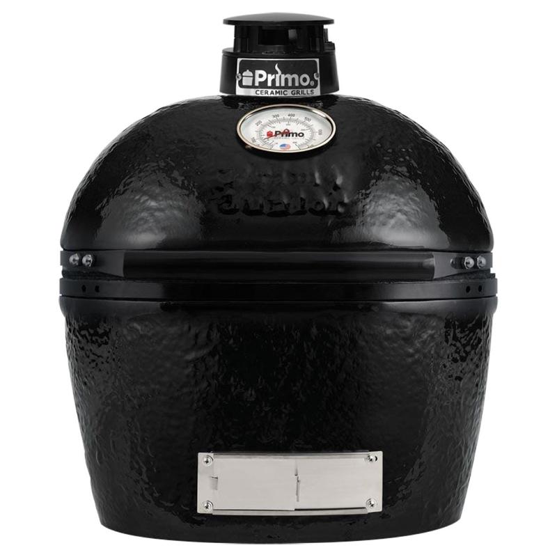 Primo PGCJRH Oval Junior 200 Ceramic Kamado Grill With Stainless Steel Grates