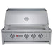 RCS 30-Inch Cutlass Elite Built-In Gas Grill CEG30 Closed Hood Red LED Knobs