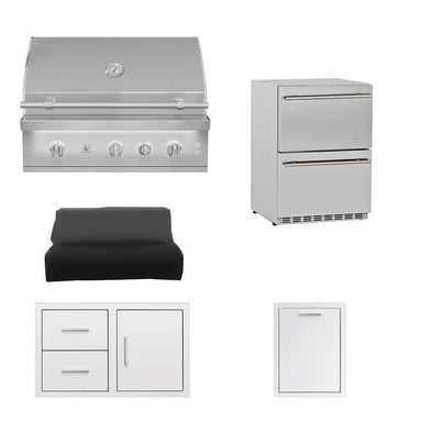 Summerset 36-Inch Quest 5-Piece Outdoor Kitchen Package