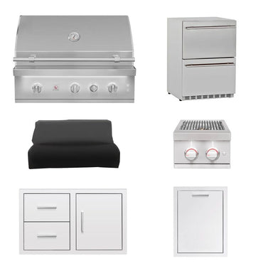 Summerset 36-Inch Quest 6-Piece Outdoor Kitchen Package