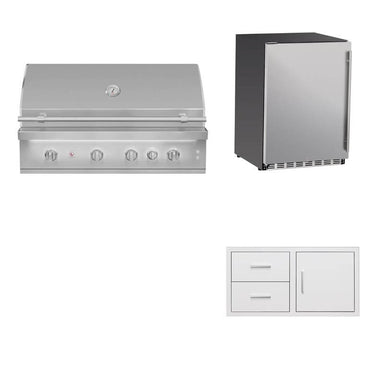 Summerset 42-Inch Quest 3-Piece Outdoor Kitchen Package