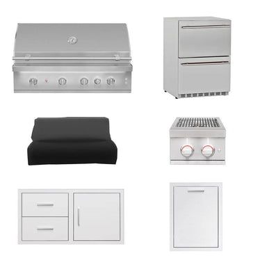 Summerset 42-Inch Quest 6-Piece Outdoor Kitchen Package