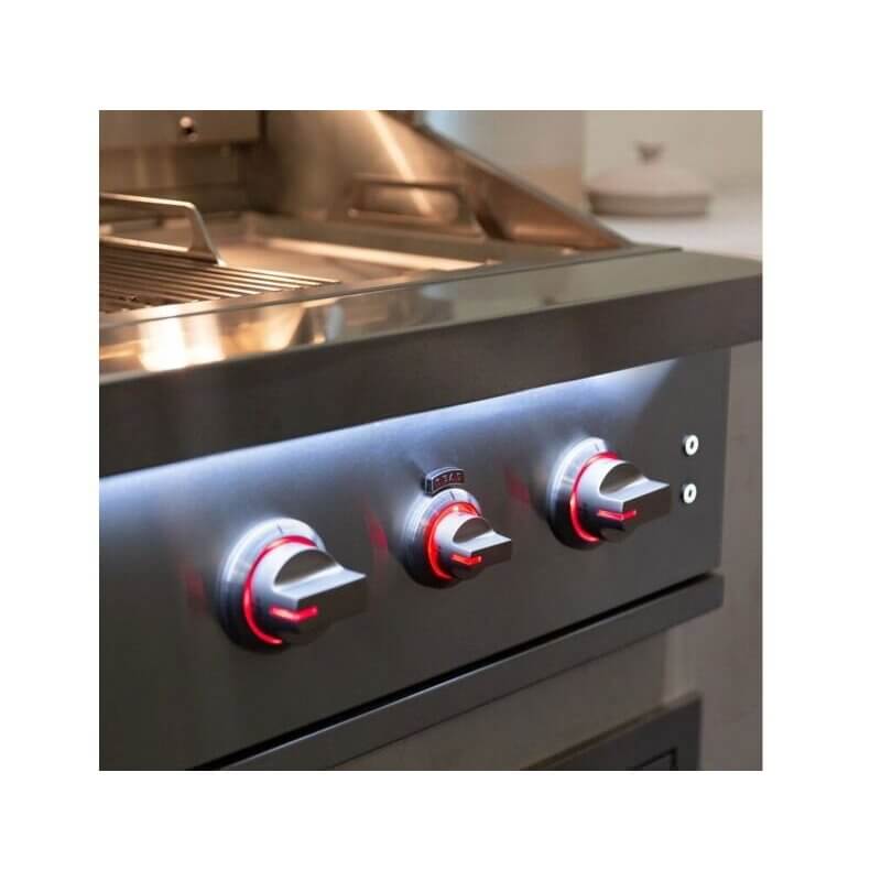 Summerset Quest Grill Control Panel Illuminated Knobs