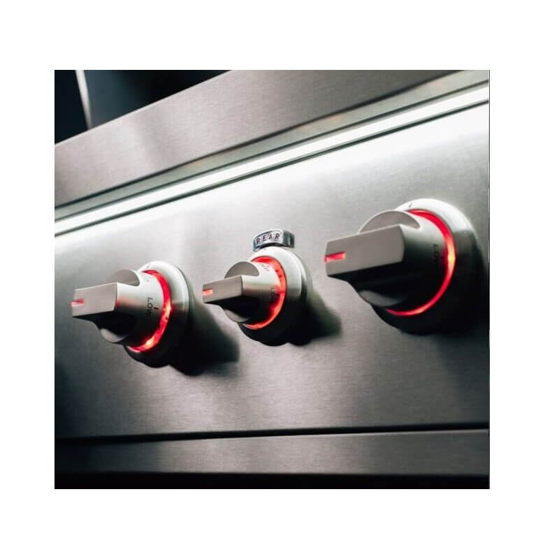 Summerset Quest Grill Illuminated Control Knobs Red
