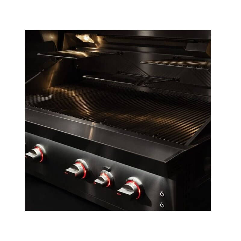 Summerset Quest Grill Open Interior Black Finish