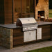 Summerset Quest Grill Outdoor Kitchen Island Evening Lifestyle