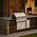 Summerset Quest Grill Outdoor Kitchen Island Evening Lifestyle