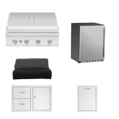 Summerset 32-Inch Sizzler 5-Piece Outdoor Kitchen Package