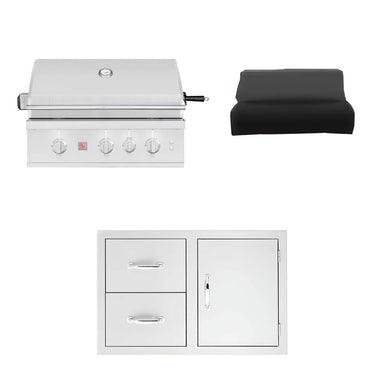 Summerset 32-Inch TRL Pro 3-Piece Outdoor Kitchen Package