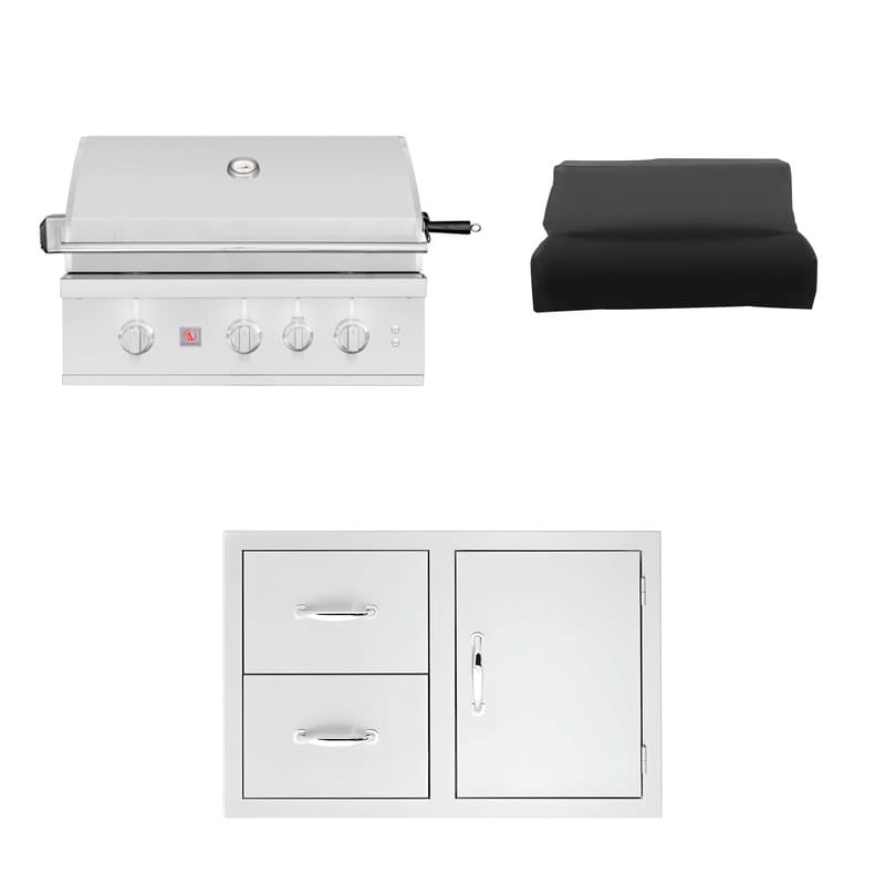 Summerset 32-Inch TRL Pro 3-Piece Outdoor Kitchen Package