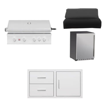 Summerset 40-Inch TRL Pro 4-Piece Outdoor Kitchen Package