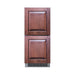 Front view of the Summit ADRD15 with custom wood overlay panels