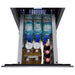 Summit ADRD15 drawers open and loaded with bottled beverages