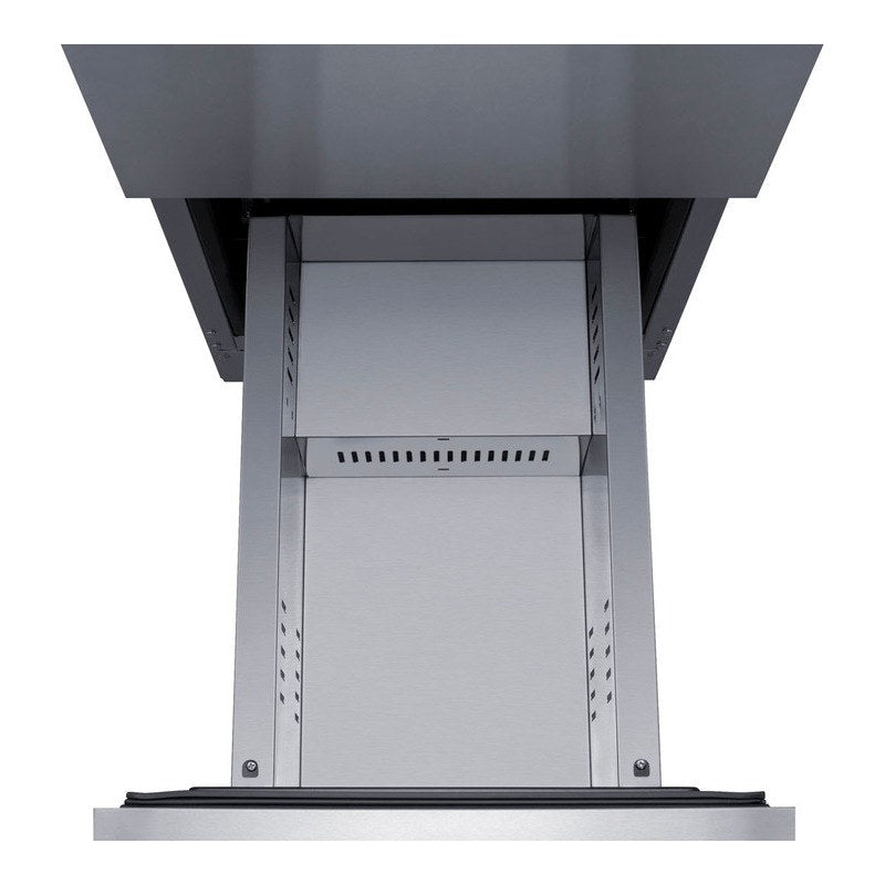 Open lower drawer interior of the Summit ADRD15