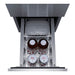Top drawer of the Summit ADRD15 loaded with jars and cans