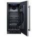 Summit SPR316OS 15-inch outdoor all-refrigerator, door open showing empty interior