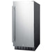 Summit SPR316OS 15-inch outdoor all-refrigerator, angled view